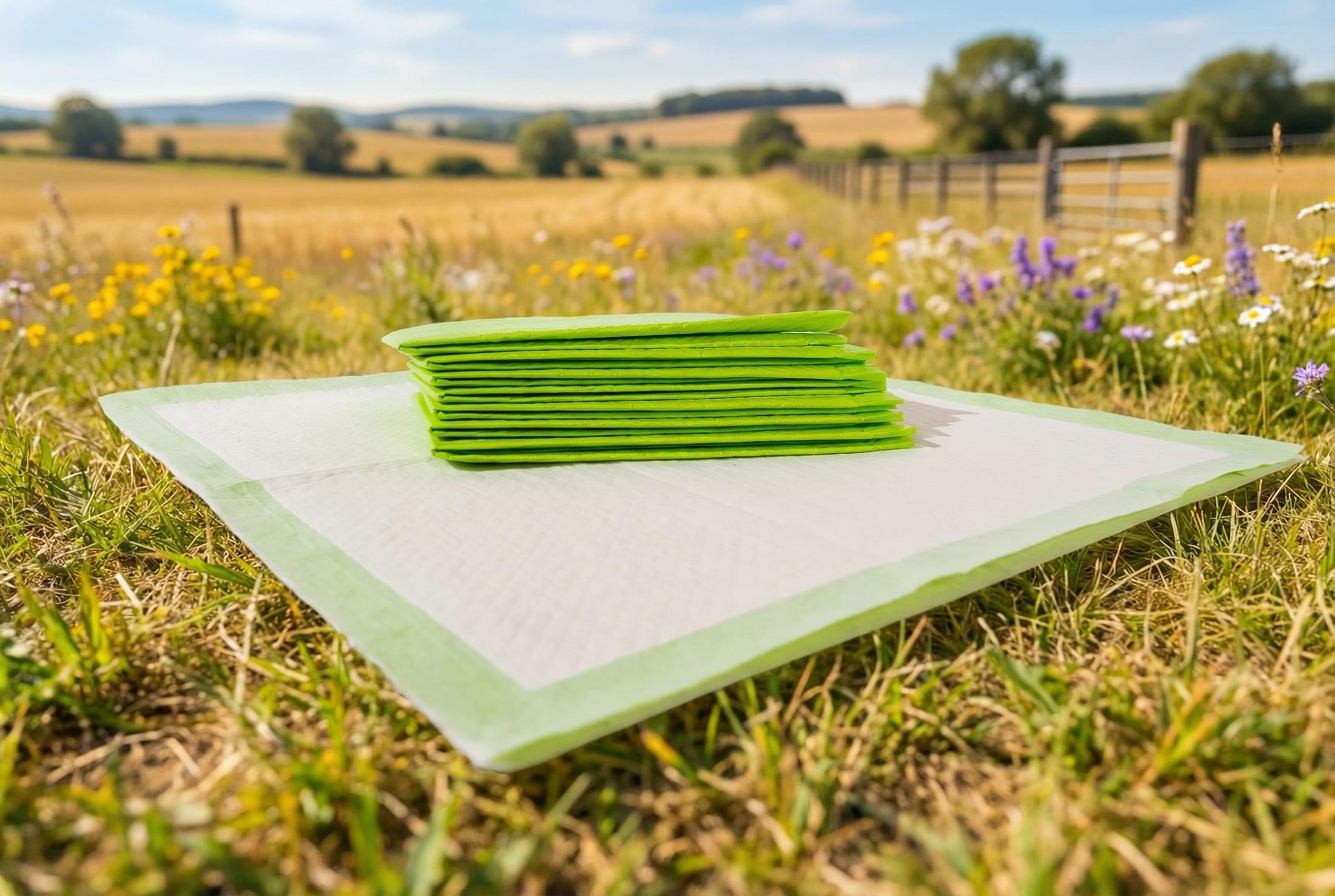 A green meadow in soft light